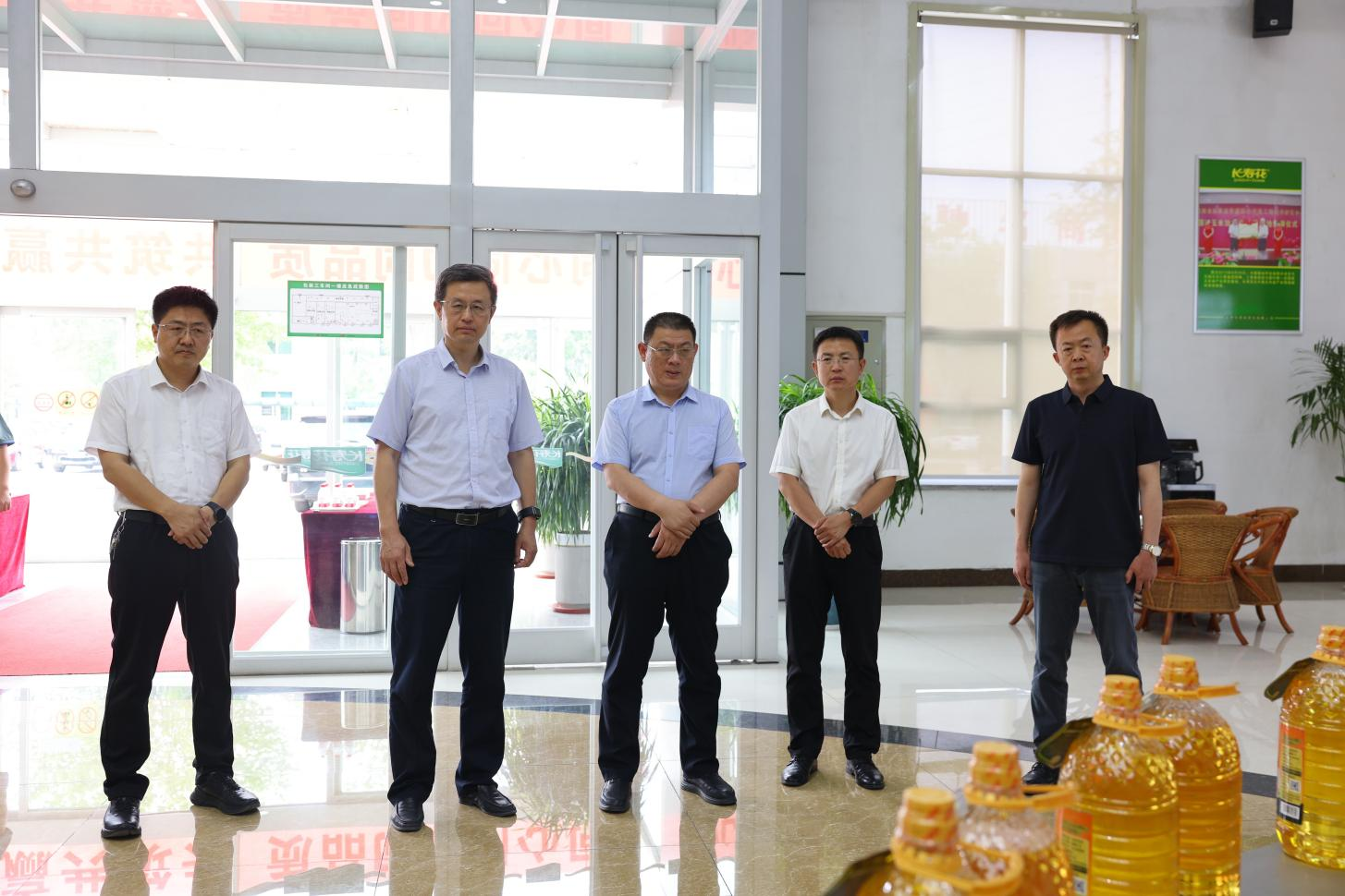 滨州市工信局党组副书记、二级调研员厉明来山东EBET易博网站集团调研